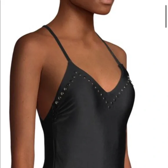 JUICY COUTURE Nailhead Black one piece swimsuit - Picture 4 of 12